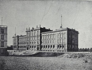 Mollschule von Sden, um 1900
