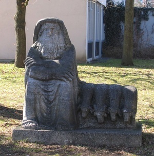 Schfer auf der Heide von Zenta Zizler in Perlach