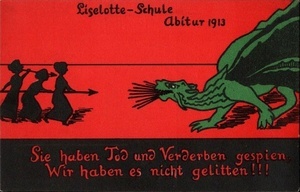 Abiturkarte 1913