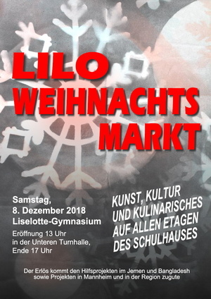 Plakat Weihnachtsmarkt 2018