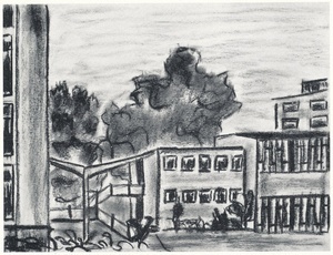 Turnhalle Zeichnung um 1961
